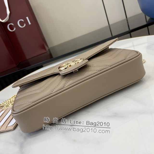 Gucci專櫃古馳最新款Marmont系列鏈條包斜挎女包 jh2358型號：751526